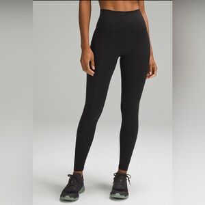Lululemon Wunder Train High-rise Tight with pockets, 28” black